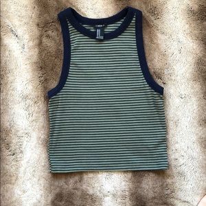 Forever 21 Racerback Crop Top